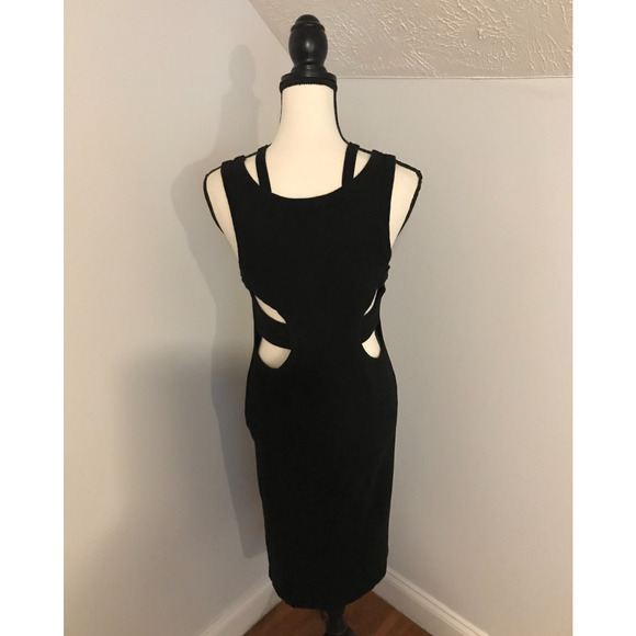Anthropologie t.la Black Layered Tank Dress - Size Medium - Picture 4 of 9
